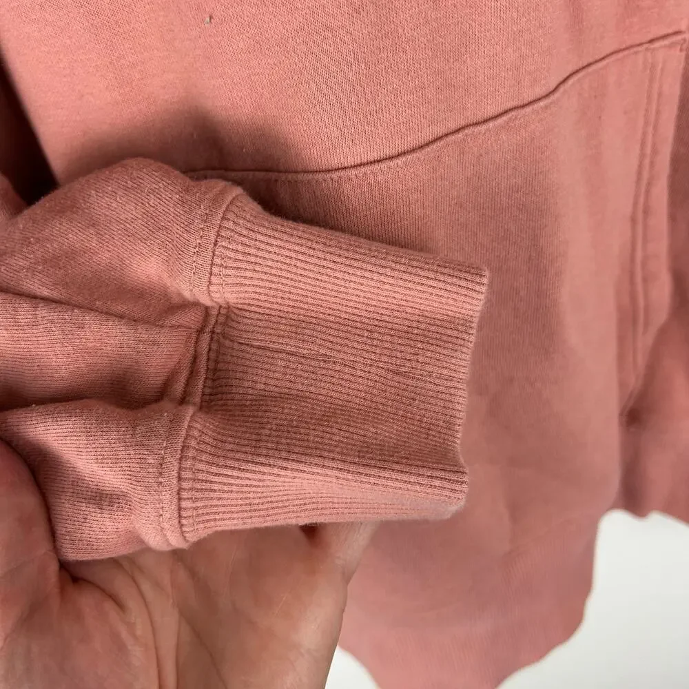 The North Face Womens Hoodie Size Medium Pink Box Logo NSE Pullover - Picture 8 of 8